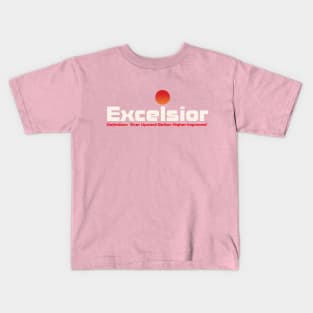 Excelsior Ever Upward Better Higher Improved Kids T-Shirt